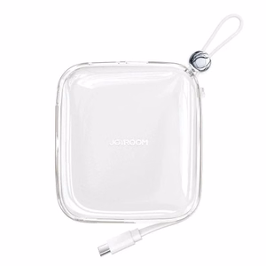 Joyroom JR-L005 10000mAh Lightning USB-A Power Bank - valkoinen