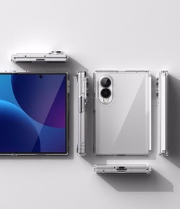 Ringke Fusion Flap -suojakuori laitteelle Samsung Galaxy Z Fold 8 – läpinäkyvä