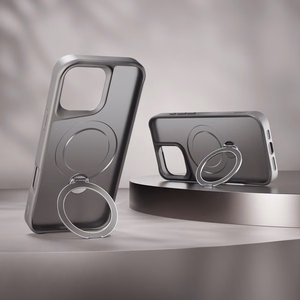 Etteri Matt Mag Ring Suojakuori iPhone 17 Air:lle harmaa