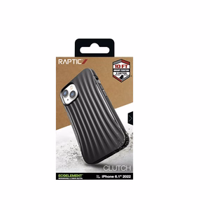 Raptic X-Doria Clutch suojakuori laitteelle iPhone 14, musta