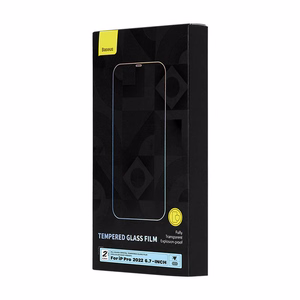 Baseus Crystal karkaistu lasi pölytiivis 0.3mm iPhone 14 Pro Maxille (2kpl)