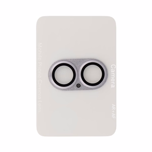 Tempered glass Tel Protect 95% AR+AF Full Metal Camera Protector on camera for Iphone 17 purple (camera island)