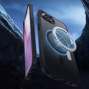 ESR Classic Hybrid Halolock MagSafe Suojakuori iPhone 16e / 17e:lle - musta