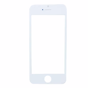 Apple iPhone 5G LCD-näyttölasi kehyksellä ja OCA:lla valkoinen ORG