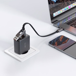 Acefast C13-05 USB-C - USB-A / USB-C -kaapeli 480 Mb/s 3 A 0,2 m - musta
