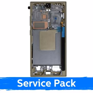 Mid-Frame Housing for Samsung S928 S24 Ultra / Titanium Yellow / (Service Pack)