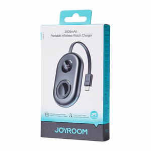 Joyroom JR-W09 3W Langaton Varavirtalähde USB-C Kaapelilla Apple Watch:lle - musta
