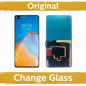 LCD-näyttö yhteensopiva Huawei P40 musta (uudistettu: Kiina)