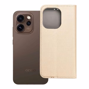 Läppäkotelo Oppo Reno 15 PRO 5G Smart Case Book kultainen