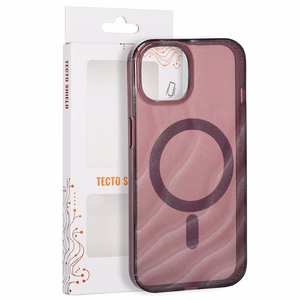 Tecto Shield Desert Mag -suojakuori mallille iPhone 13 / 14 6,1", mahonginvärinen