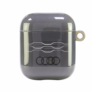 Audi IML Geometric Pattern Suojakuori AirPods 1 / 2:lle - harmaa