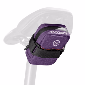 Rockbros F006 polkupyörän satulalaukku 0.35 l - violetti