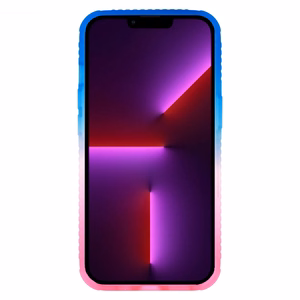 IDEAR Suojakuori W15 iPhone 14 Plus:lle tummansininen-punainen