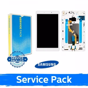 LCD-näyttö yhteensopiva Samsung T290 Tab A 8.0 valkoinen kehyksellä (Service Pack)