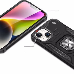 Wozinsky Ring Armor iPhone 15 Plus Ring Armor Suojakuori - hopeinen