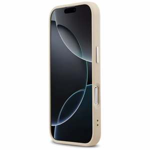 GUESS Triangle Logo MagSafe -suojakuori iPhone 17 - beige