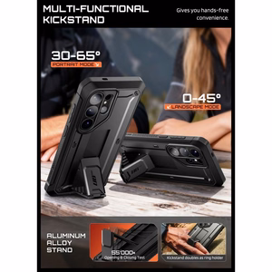 Supcase Unicorn Beetle Pro 2-Pack Suojakuori Samsung Galaxy S26 Ultralle - Musta
