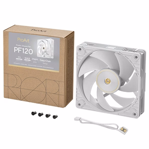ASUS ProArt PF120 tuuletin PWM valkoinen tietokonekoteloon 12 cm 1 kpl