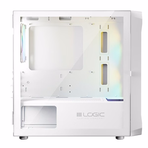 Logic PORTOS ARGB MINI USB 3.0 -tietokonerunko, valkoinen