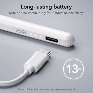 ESR Digital+ magneettinen styluskynä iPadille - valkoinen