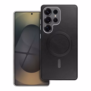 Suojakuori Samsung A17:lle Gentleman Mag Cover yhteensopiva MagSafen kanssa musta