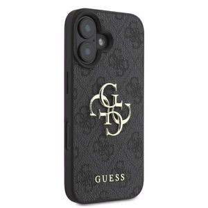 Guess 4G Big Logo Case for iPhone 16 - Black