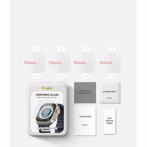 Ringke ID FC Glass 4-pack Karkaistu lasi Apple Watch Ultra 1 / 2 (49 mm)