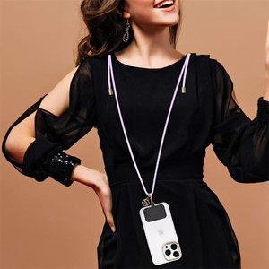 Guess Yleinen CBDY Kantonauha Lila Nylon 4G Metal Charm