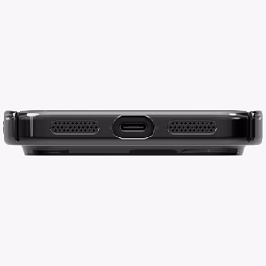 Uniq Airsuit Suojakuori iPhone 17 Pro Max:lle Magclick Charging - musta