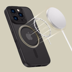 Tech-Protect MagCam MagSafe Suojakuori iPhone 16 Pro:lle - puoliläpinäkyvä