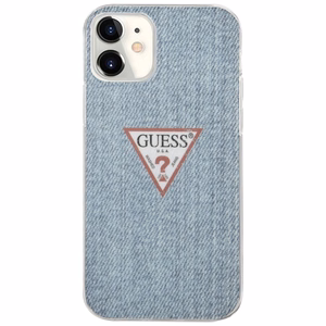 Guess GUHCP12SPCUJULLB iPhone 12 mini 5.4" sininen/vaaleansininen kovakotelo Jeans-mallisto