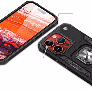 Wozinsky Ring Armor iPhone 15 Pro Ring Armor Suojakuori - kultainen
