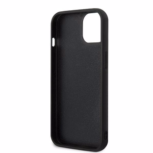 Karl Lagerfeld KLHCP13S3DKPK iPhone 13 mini 5,4 "musta / musta kovakotelo Ikonik Patch