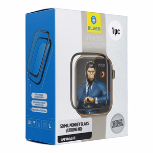 5D Mr. Monkey suojalasi - Apple Watch 10/11 46MM musta (Strong HD)