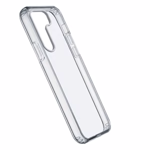 Cellularline Clear Strong case for Samsung Galaxy S23+, with an integrated antibacterial formula, clear