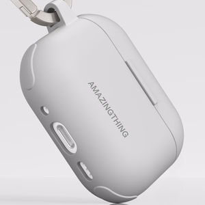 AmazingThing Omni Case Titan Suojakuori AirPods Pro 3 -kuulokkeille - valkoinen