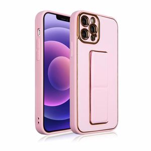 Uusi Kickstand Case tapauksessa iPhone 13 Pro jalusta vaaleanpunainen