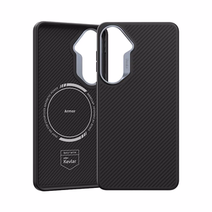 Benks Magnetic Armor Pro Kevlar metallikehys suojakuori 600D G048 Samsung Galaxy S26:lle musta