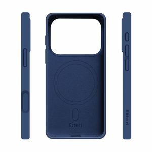 Etteri Silicone Mag suojakuori iPhone 17 Pro / iPhone 18 Pro tummansininen