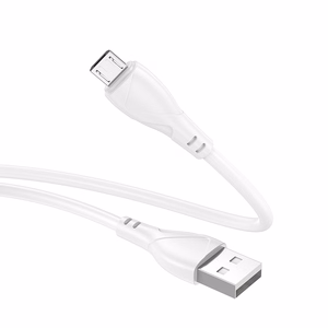 Borofone kaapeli BX121 Energy - USB Micro USB - 2,4A 1 metri valkoinen