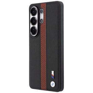 BMW Perforated Stripe Logo MagSafe Suojakuori Samsung Galaxy S26 Ultralle - punainen