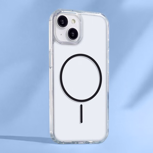 Anti Shock Thin Mag Suojakuori iPhone 17 Air 6,6":lle musta