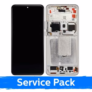 LCD Display Compatible With Xiaomi 15 Ultra with Frame / White / (Service Pack)