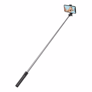 Selfiekeppi WHS1Y teleskooppijalusta 1m puhelinpidikkeellä - musta