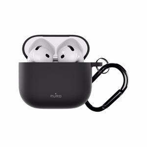 Puro Icon -suojakuori AirPods 4:lle - musta
