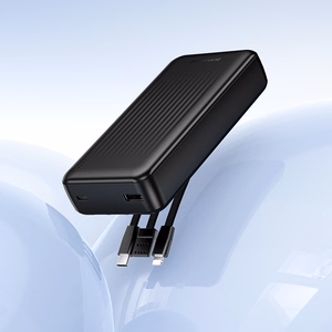 Borofone Power Bank 20000mAh BJ79A Clever - USB -  with Type C and Lightning cables black