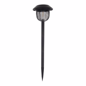 Forever Light Aurinkoenergia LED-lamppu teräspylväs SUNARI FLS-30 musta