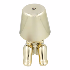 Pöytälamppu yöpöydälle GOLD MAN Art Deco istuva (versio 4) MLTL