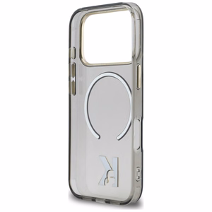 Karl Lagerfeld IML K Head Logo MagSafe Suojakuori iPhone 17 Pro Max:lle - Musta