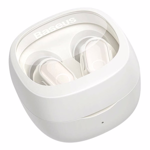 Baseus Bowie WM02 TWS Bluetooth 5.0 langattomat kuulokkeet (valkoinen)